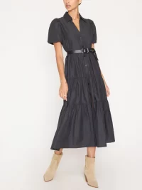 The Havana Dress in washed black - Image 5