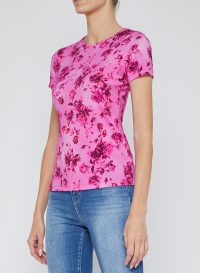 Ressi Fitted Tee in pink watercolour - coming soon - Image 3