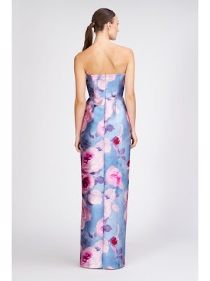 LUCIENNE STRAPLESS COLUMN GOWN - coming march - Image 4