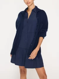 The Havana Mini Dress in navy - Image 2