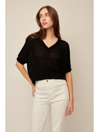 Piper Knit Top in black - coming SPRING'25