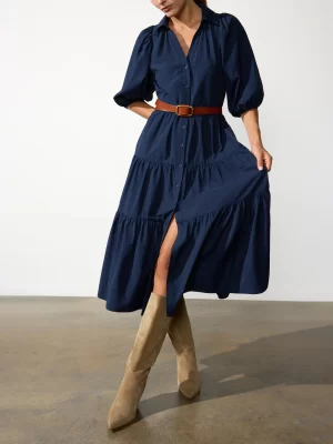 Antigua Dress -navy - Image 4