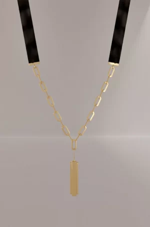 One plain Ribbon Necklace - Image 3