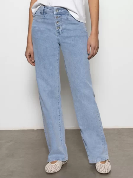 Luna Cuffed Standard Rise Jeans Blue Moonlight - Image 3