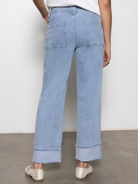Luna Cuffed Standard Rise Jeans Blue Moonlight - Image 5