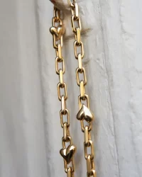 Art Heart Chain Necklace - Image 3