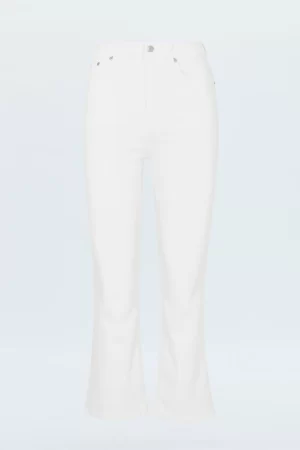 Lennon High Rise Boot Jean in Vivid White - coming soon - Image 2