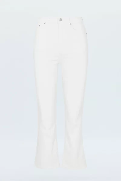 Lennon High Rise Boot Jean in Vivid White - Image 2