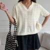 Laina Broderie Shorts in Black