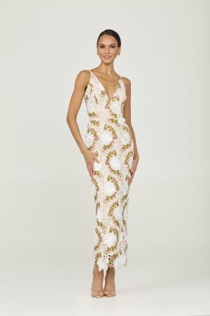 Norah Floral Column Gown - coming soon