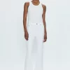 Lennon High Rise Boot Jean in Vivid White
