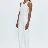 Lennon High Rise Boot Jean in Vivid White - Image 5