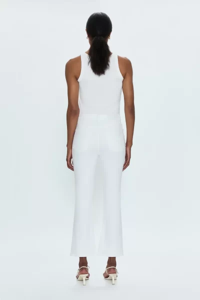 Lennon High Rise Boot Jean in Vivid White - Image 4