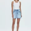 Kat High Rise Skirt in Academia