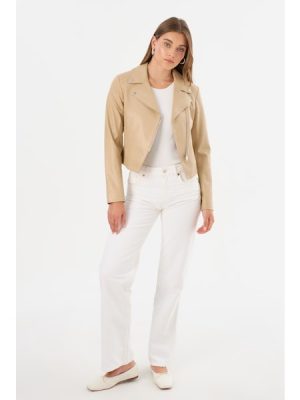 Pascale Faux Leather Jacket - Image 2