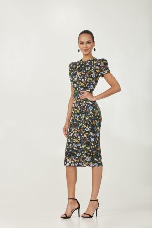 PIPER Short Sleeve Midi Dress - Image 3