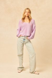 Cade Sweater in Wisteria - coming spring'25