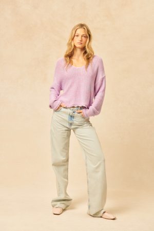 Cade Sweater in Wisteria