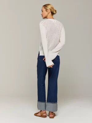 Kate Pointelle Cardigan - Image 2