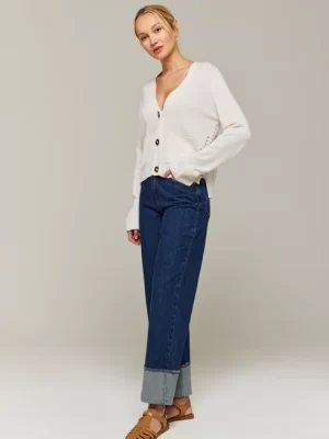 Kate Pointelle Cardigan - Image 4
