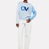 Love Colour Block Crew in blue - Image 3