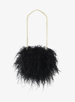 Enya Ostrich Clutch