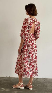 Brooke Dress - Flower Red (coming soon March 2025) - Image 2