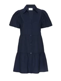 The Havana Mini Dress in navy - Image 7