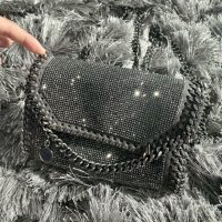 Lucy Chain Purse in grey