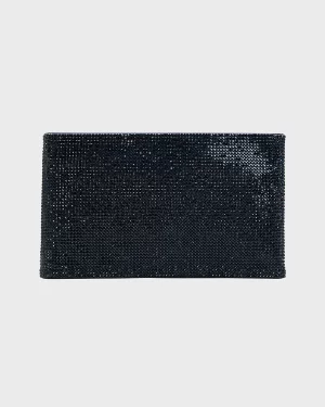 Heidi Rhinestone Clutch in black