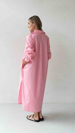 Noah Shirt Dress - Pink (coming soon March 2025) - Image 2