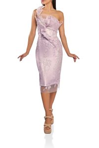 Nova Cocktail Dress - Orchid silver - sz8 (coming soon)