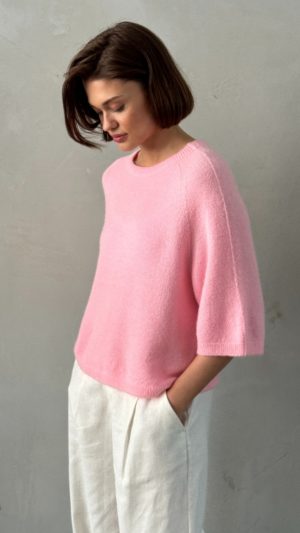 Piper Knitted Top - Flamingo (coming soon March 2024) - Image 2