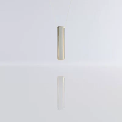 Pendant One NECKLACE IN IVORY/GOLD - Image 2