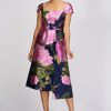 blanca sash midi dress
