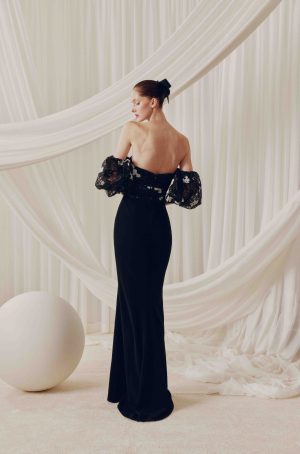 Catalina Puff Sleeve Gown - coming spring'25 - Image 2