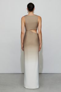 helena dress in ivory/taupe - coming spring'25 - Image 2