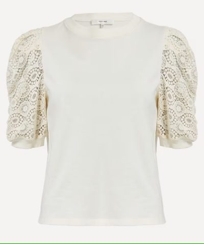 Dania Lace Sleeve Top - M - Image 2