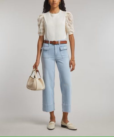 Dania Lace Sleeve Top - M - Image 3