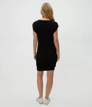 Ricci Shoulder Dress in black - Image 2