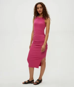 Wren Midi Dress in Pitaya - Image 3