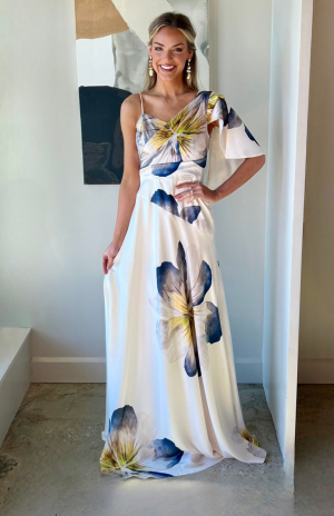 Cosani Print Gown