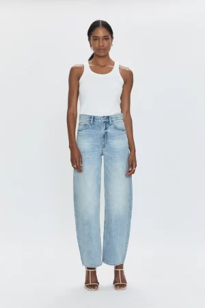 Wes High Rise Barrel Jean in clever - coming soon - Image 6