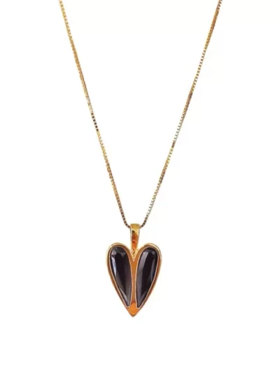 Monroe Necklace in Black Gold - Image 5