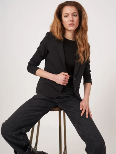 Katie Sweatshirt Blazer in black - 6