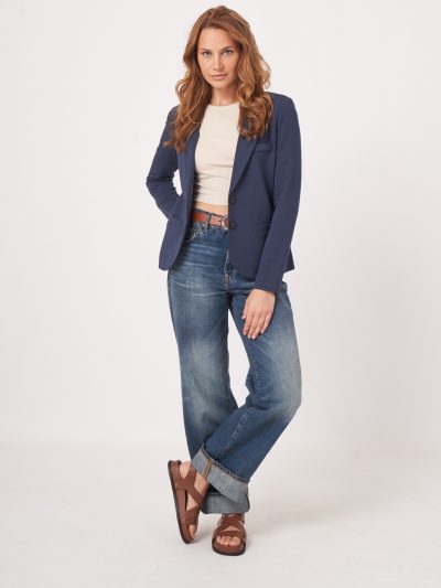 Katie Sweatshirt Blazer in marine - Image 5