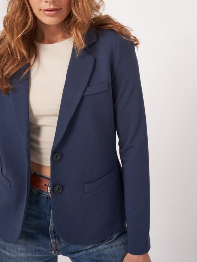 Katie Sweatshirt Blazer in marine - Image 4