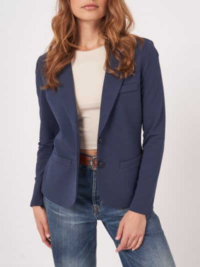 Katie Sweatshirt Blazer in marine - Image 3