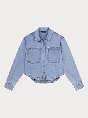 Bevvie Woven Denim Jacket - Image 5