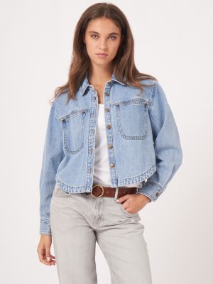 Bevvie Woven Denim Jacket - Image 3